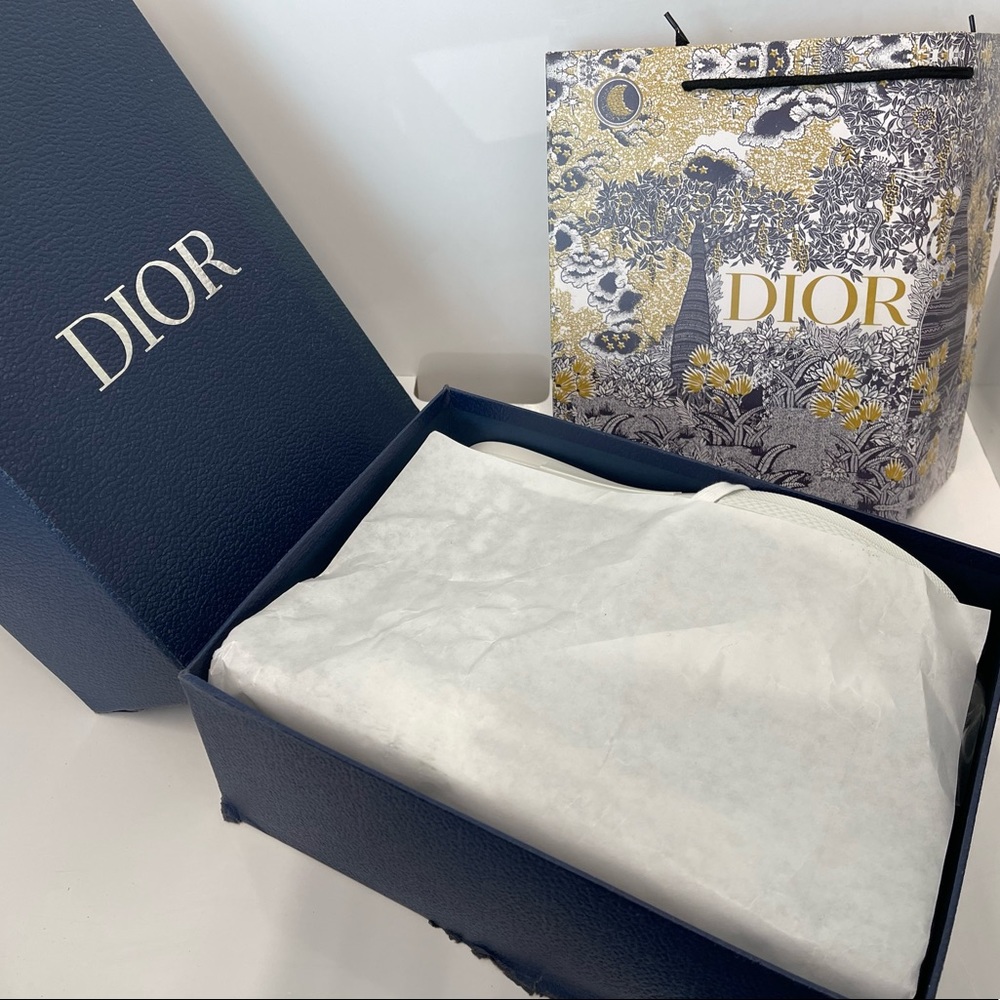 DIOR HOMME:B23 HIGH-TOP in White and Black size 45 - Picture 2 of 14